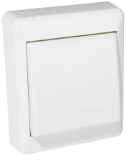 Bryter 1-pol vegg hvit - Elko